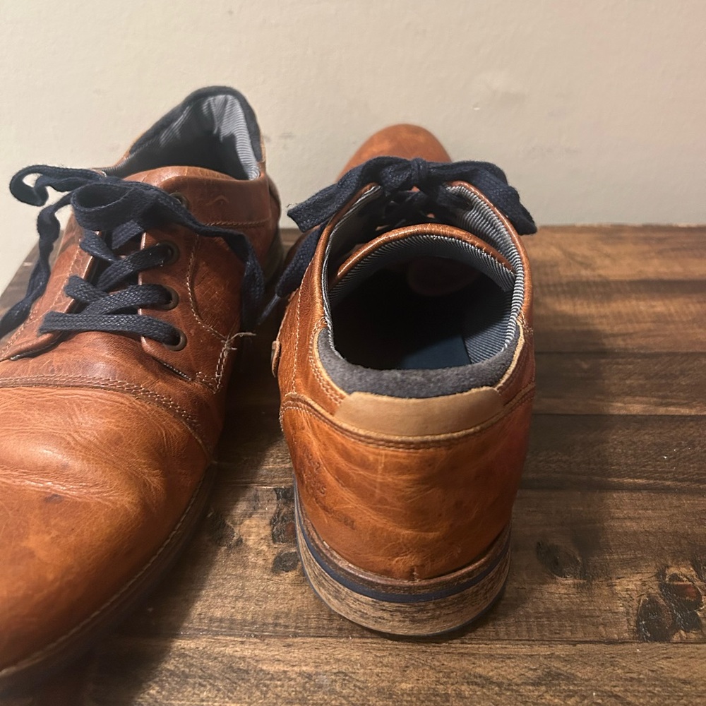 Bull Boxer Men's Sz 9 Chestnut Brown Leather Limited Edition 1/500 Dress Shoes - Picture 10 of 15